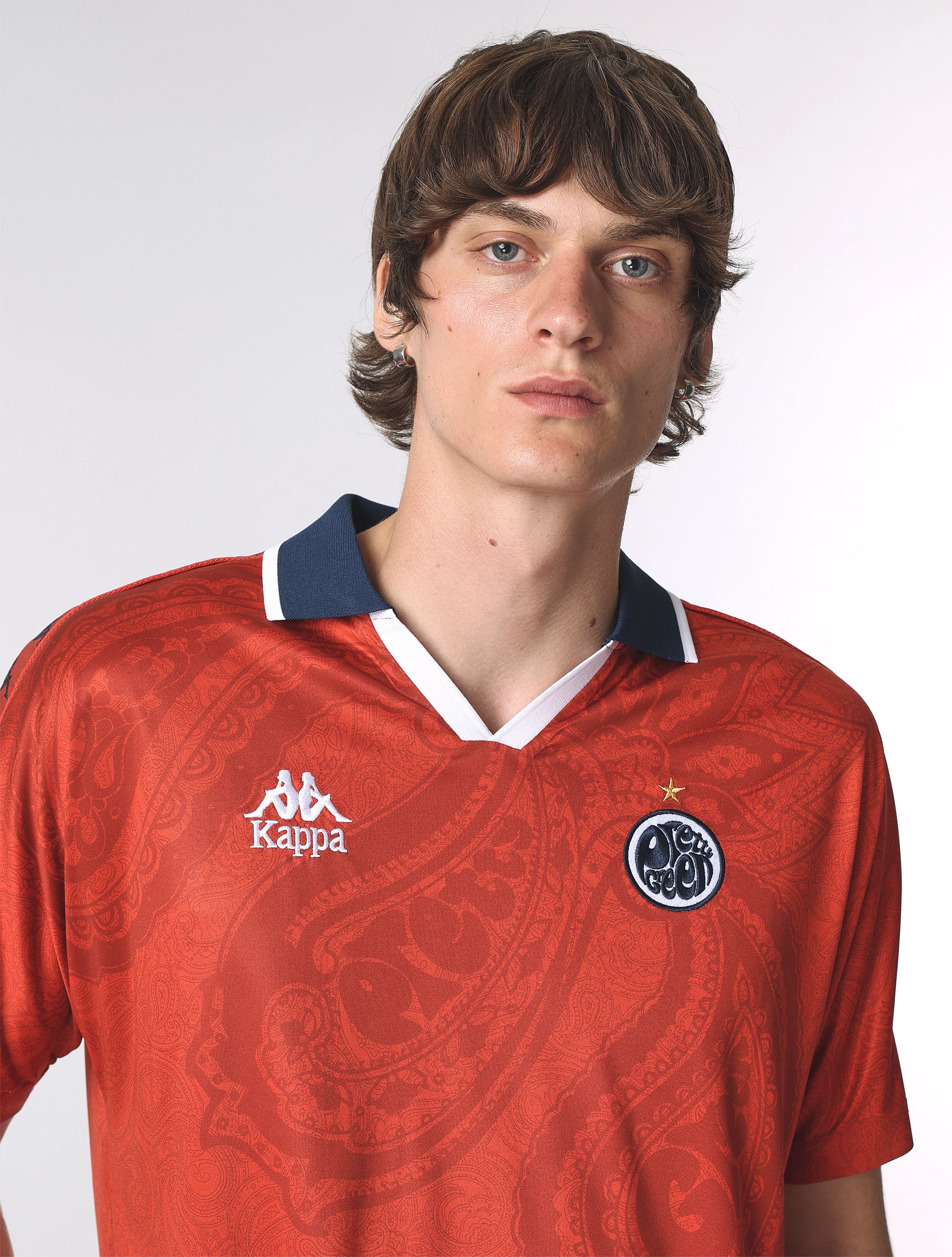 Red Pretty Green x Kappa Away World Cup Football Top - Image 6