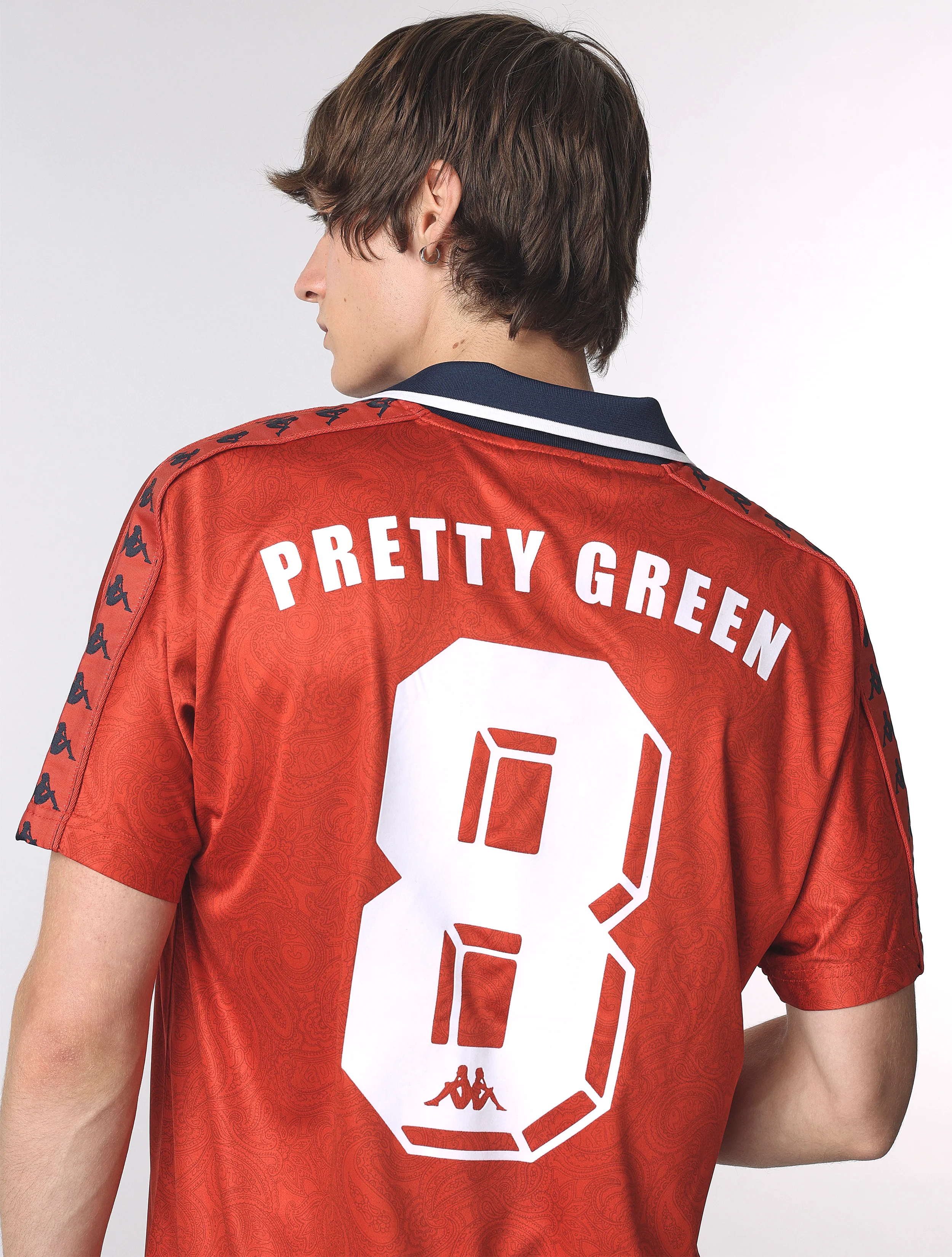 Red Pretty Green x Kappa Away World Cup Football Top - Image 7
