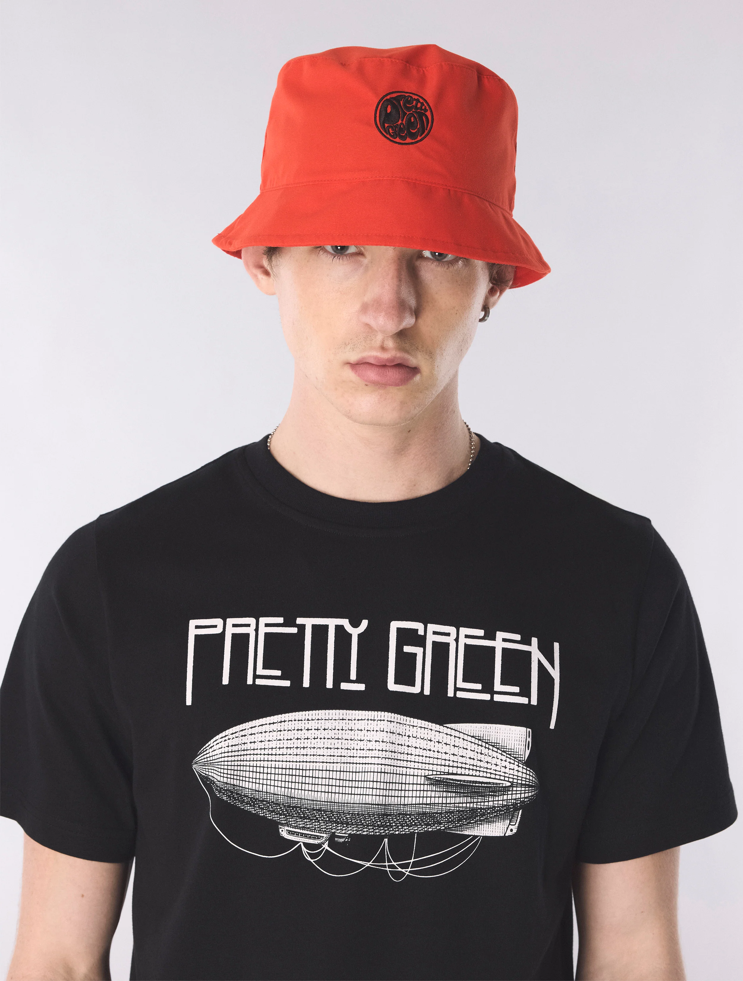 Red Resonance Water Reactive Bucket Hat - Image 3