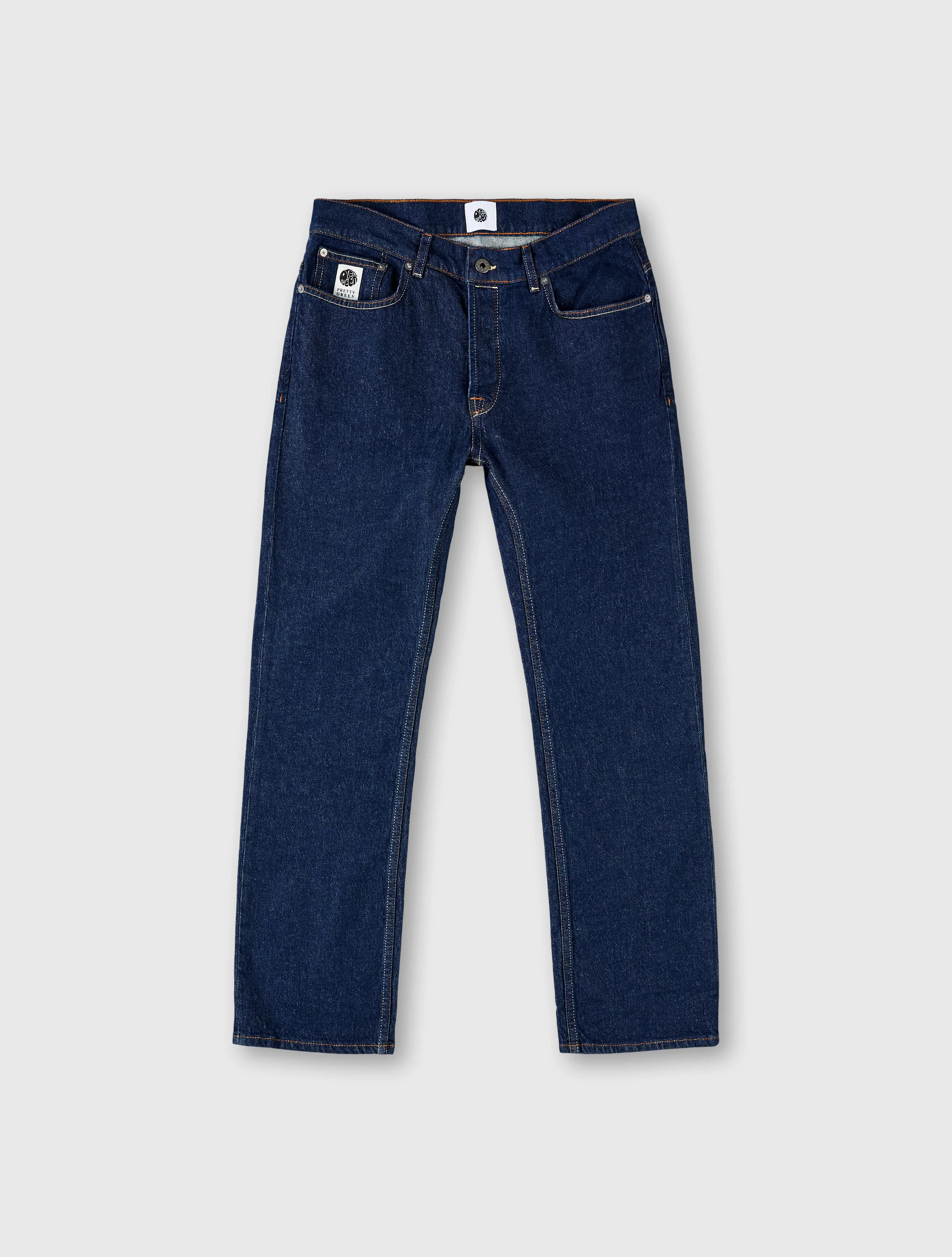 Rinse Wash Burnage Regular Fit Jeans