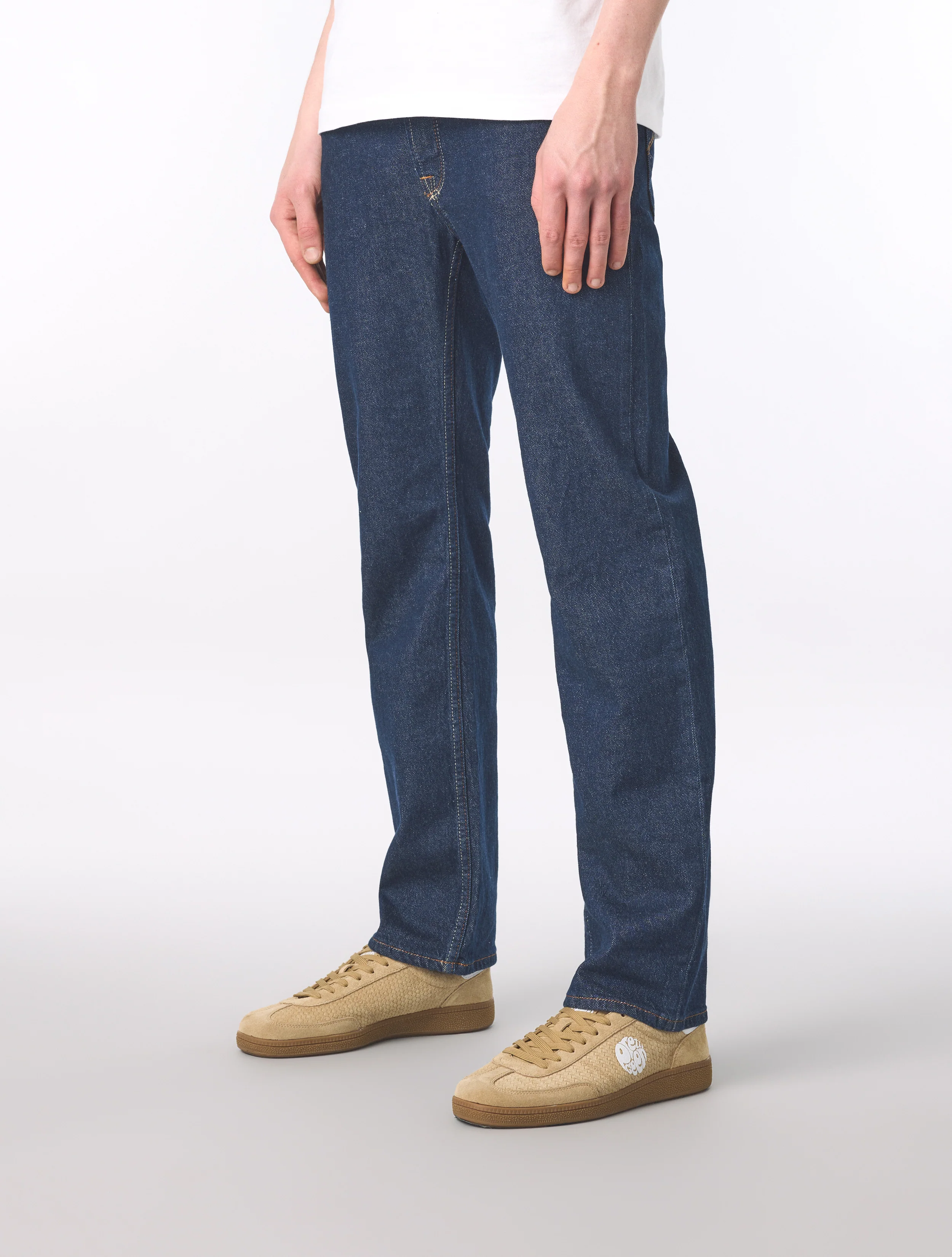 Rinse Wash Burnage Regular Fit Jeans - Image 3