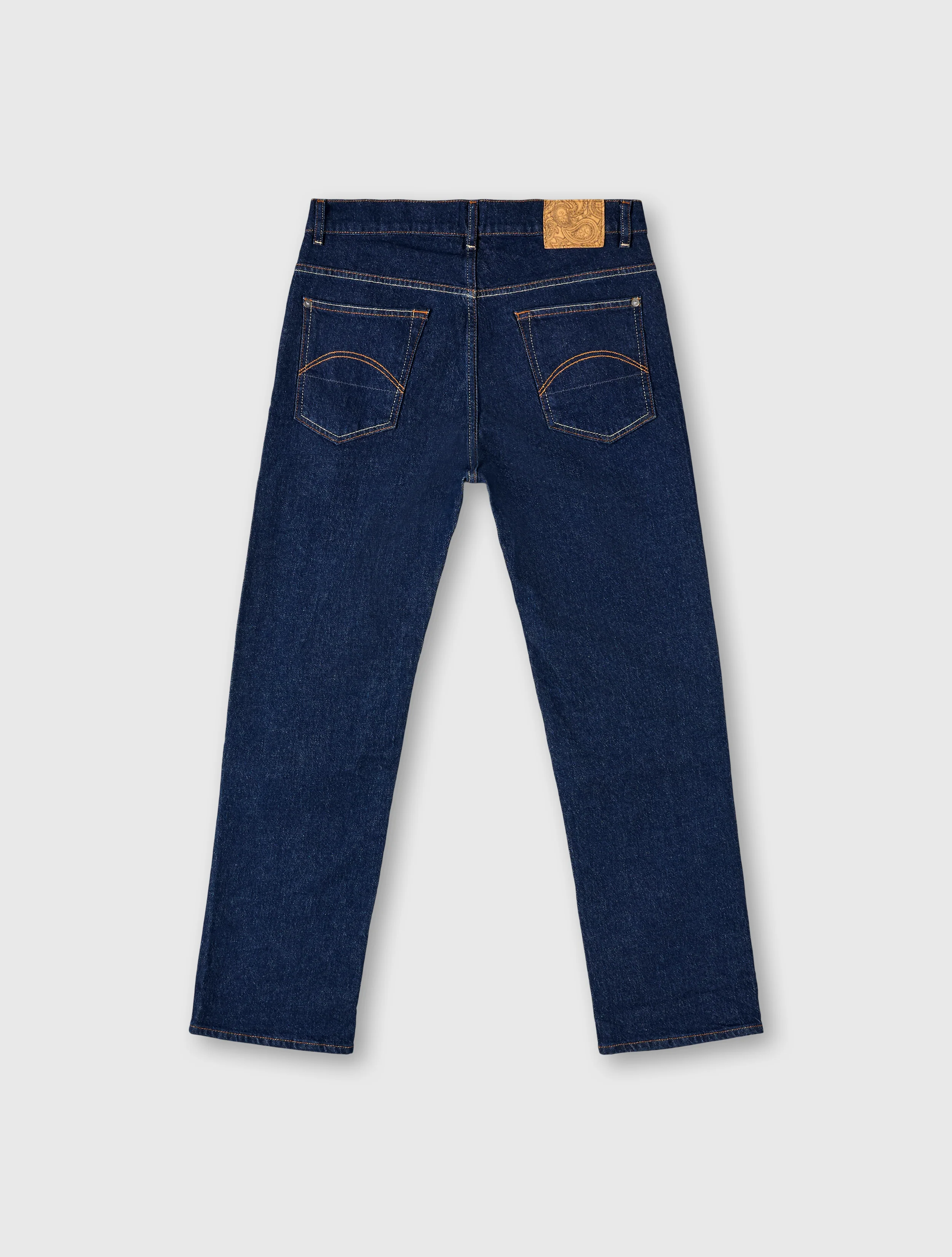 Rinse Wash Burnage Regular Fit Jeans - Image 5