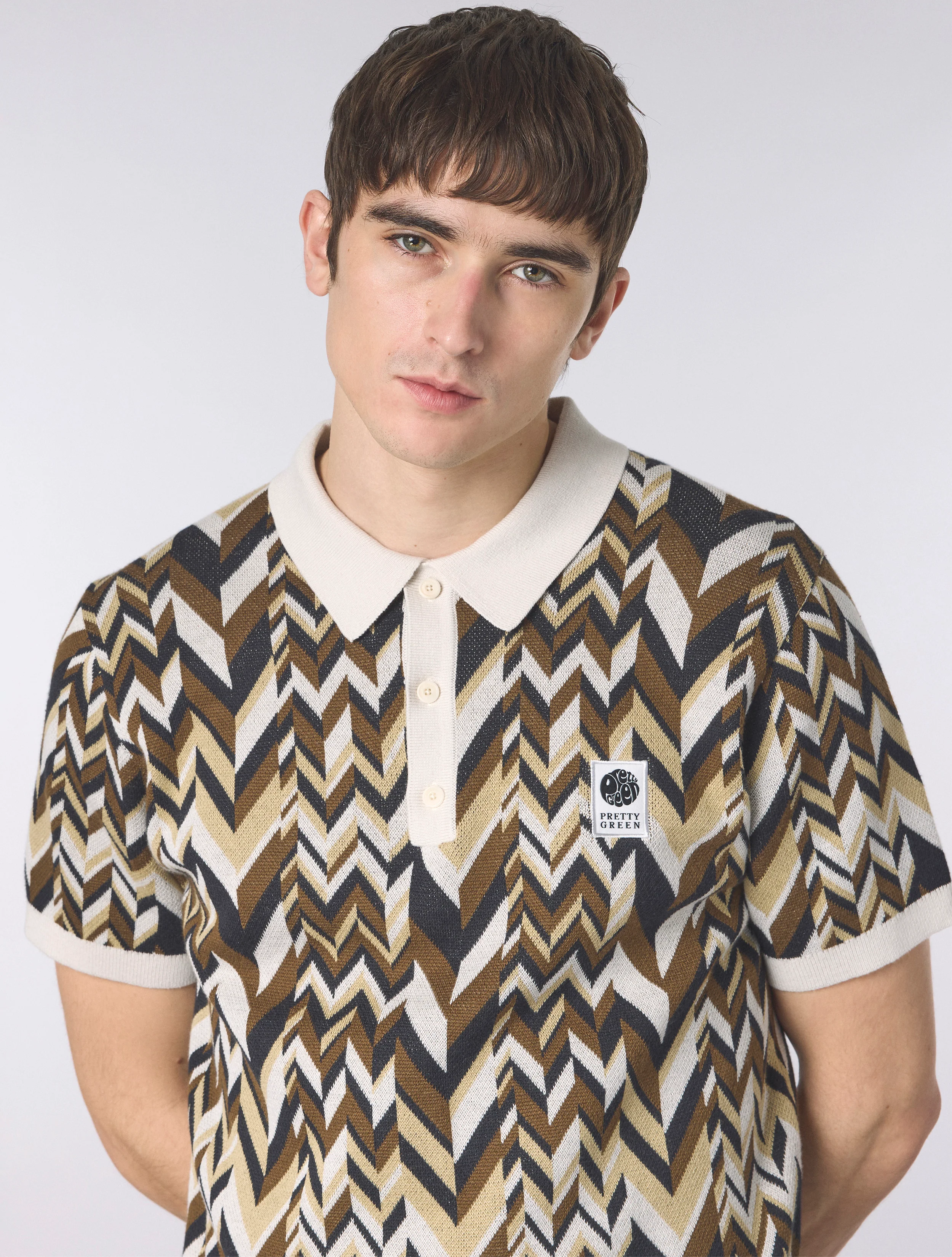 Stone Starship Short Sleeve Knit Polo - Image 6