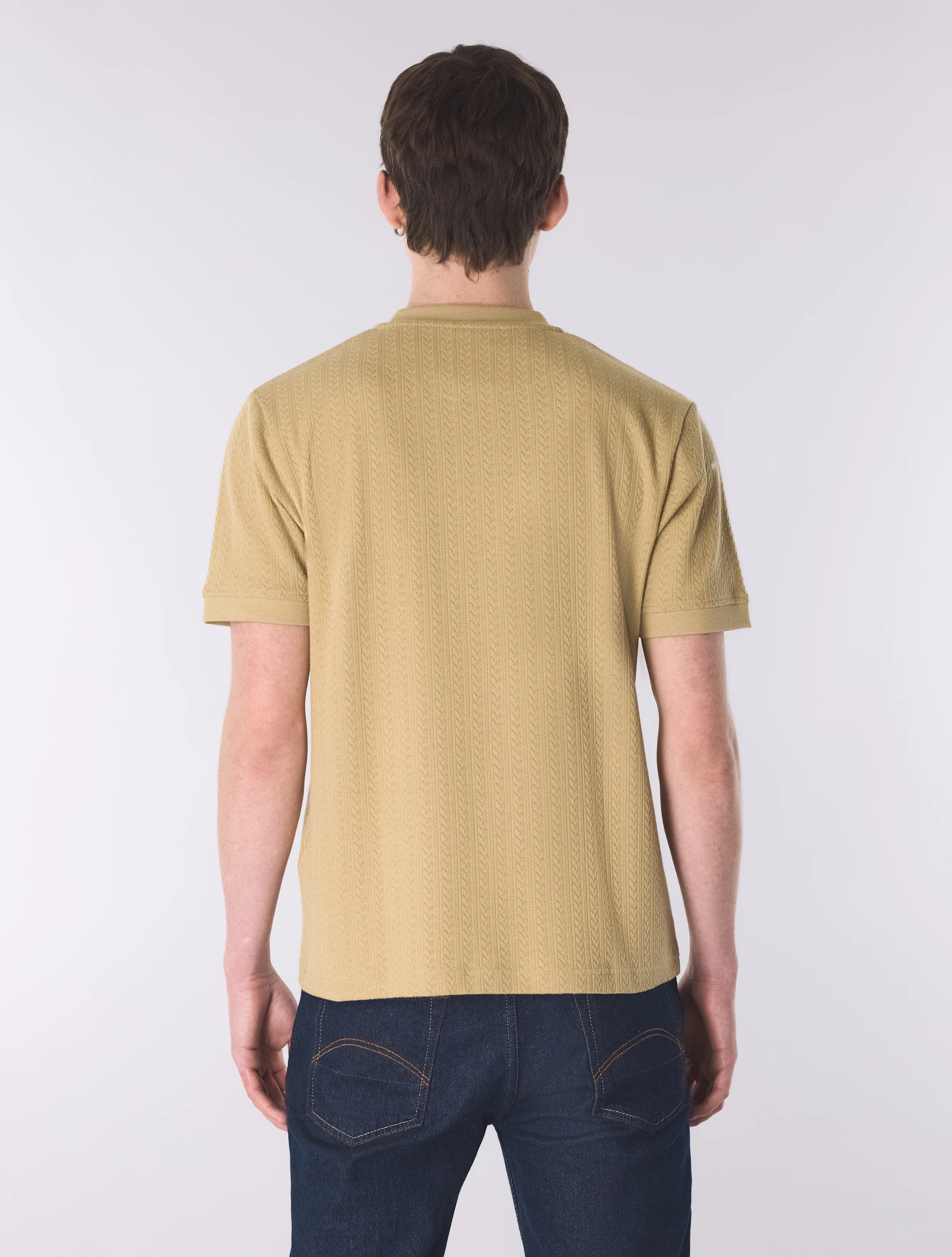 Taupe Zephlyn Texture Grandad - Image 4
