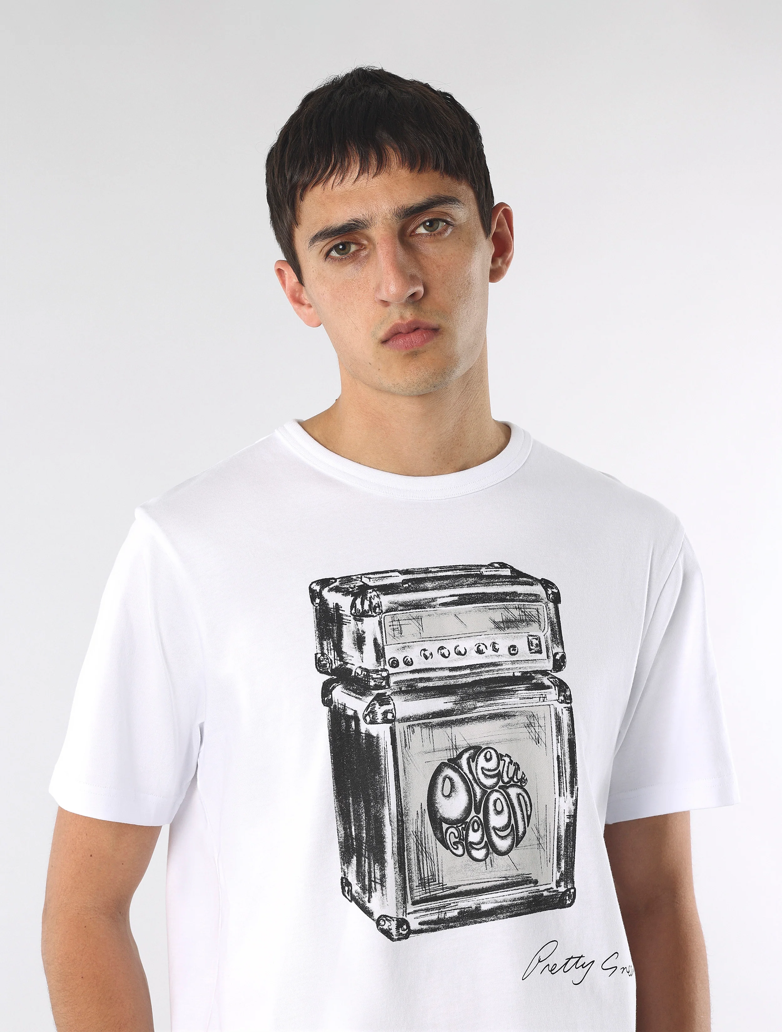 White Amp T-Shirt - Image 5
