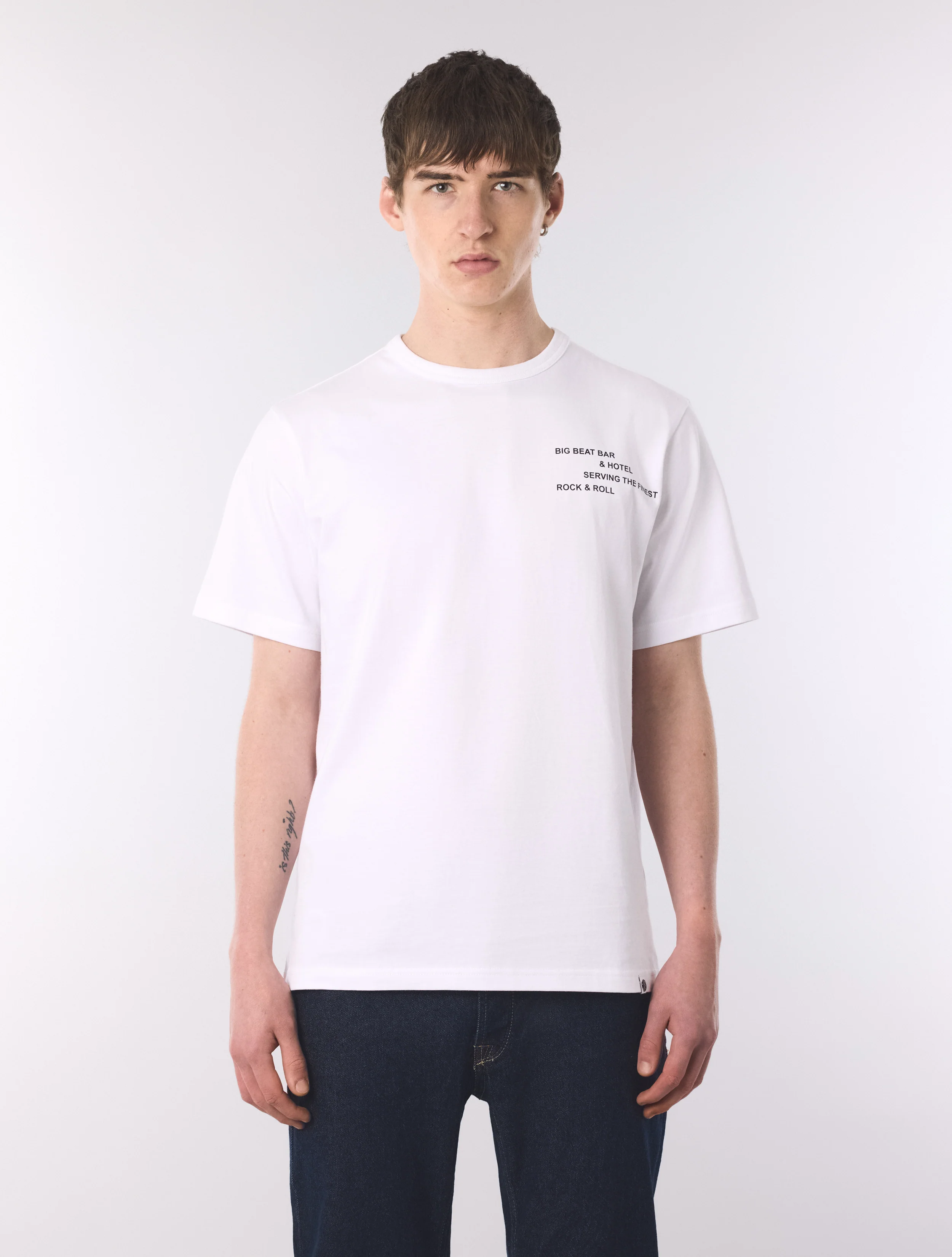 White Big Beat Hotel T-Shirt - Image 4