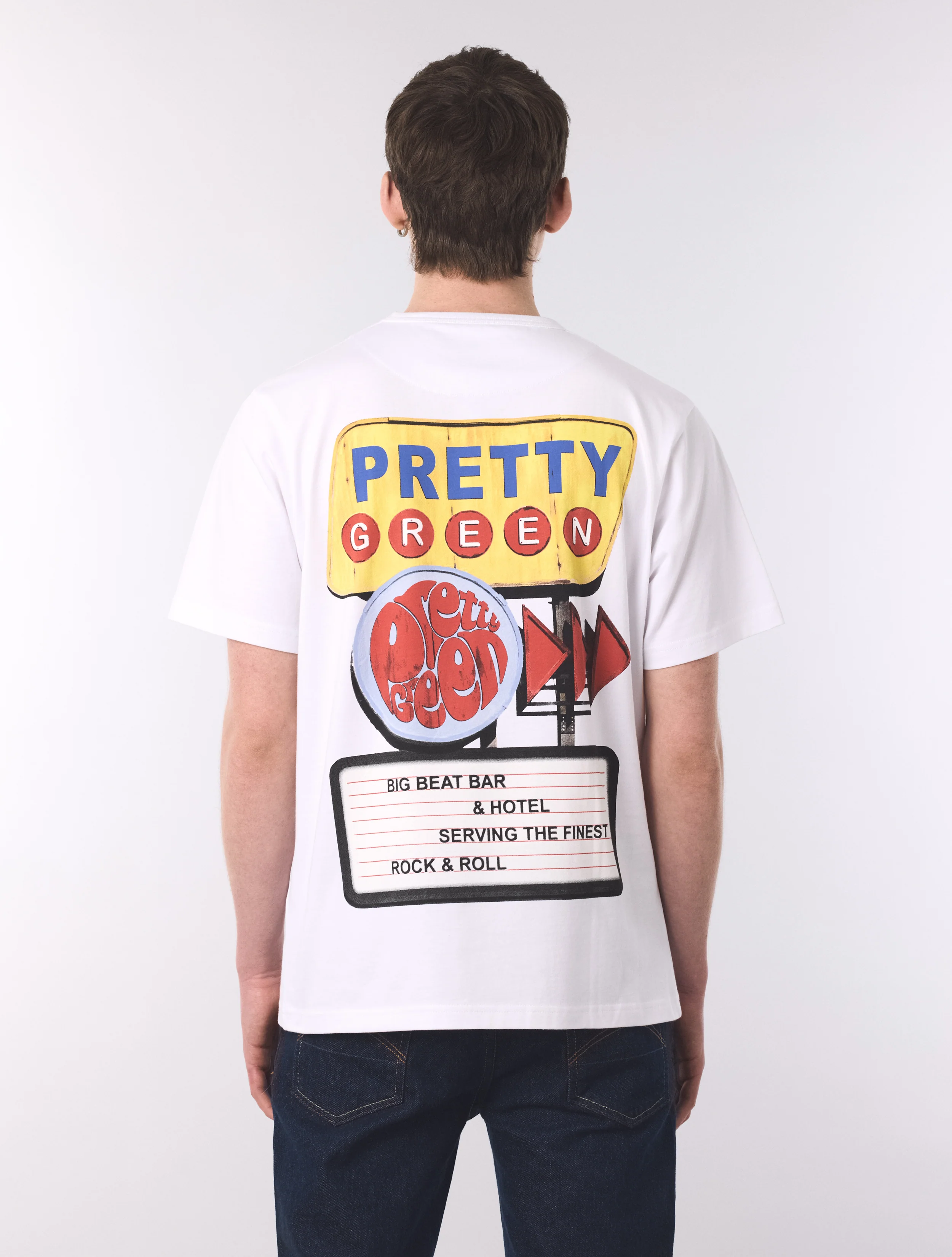 White Big Beat Hotel T-Shirt - Image 5