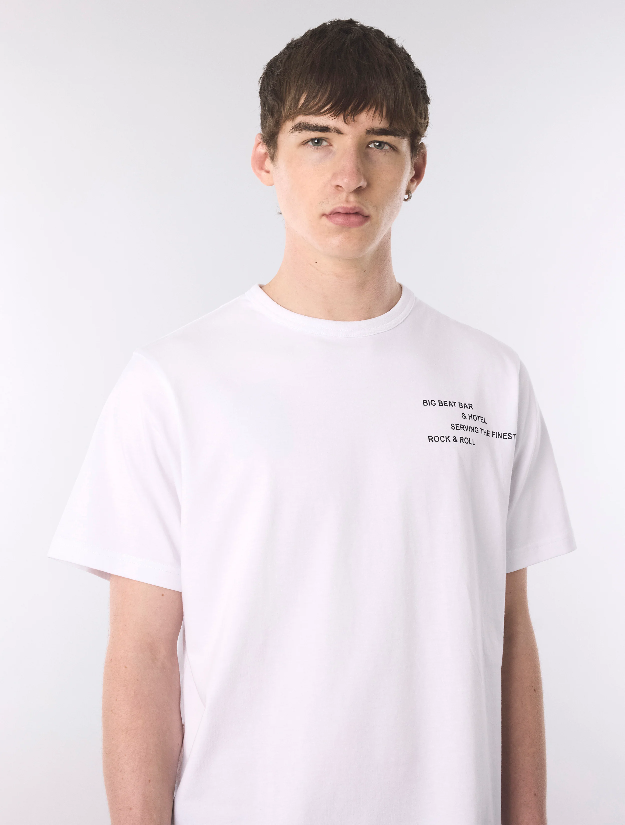 White Big Beat Hotel T-Shirt - Image 6