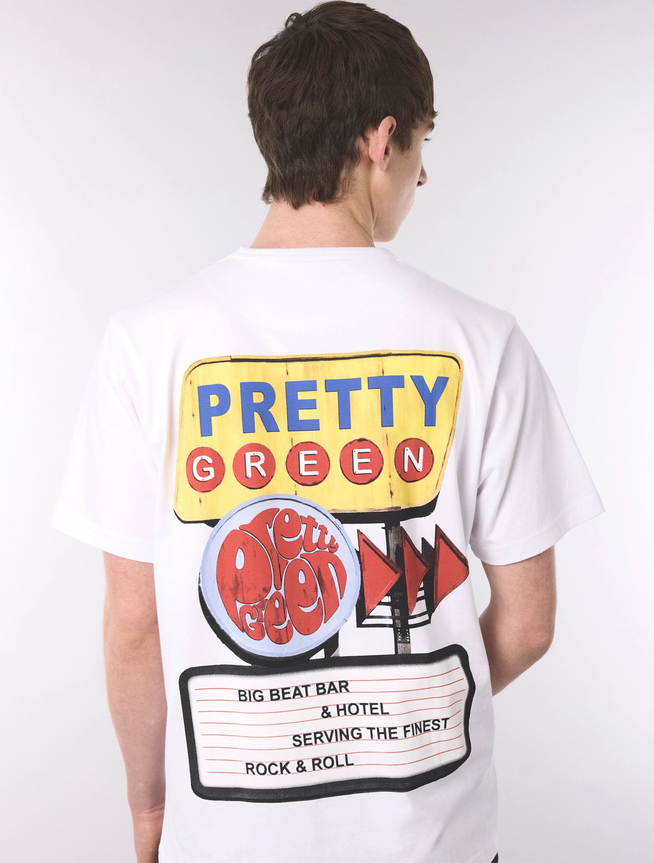 White Big Beat Hotel T-Shirt - Image 7
