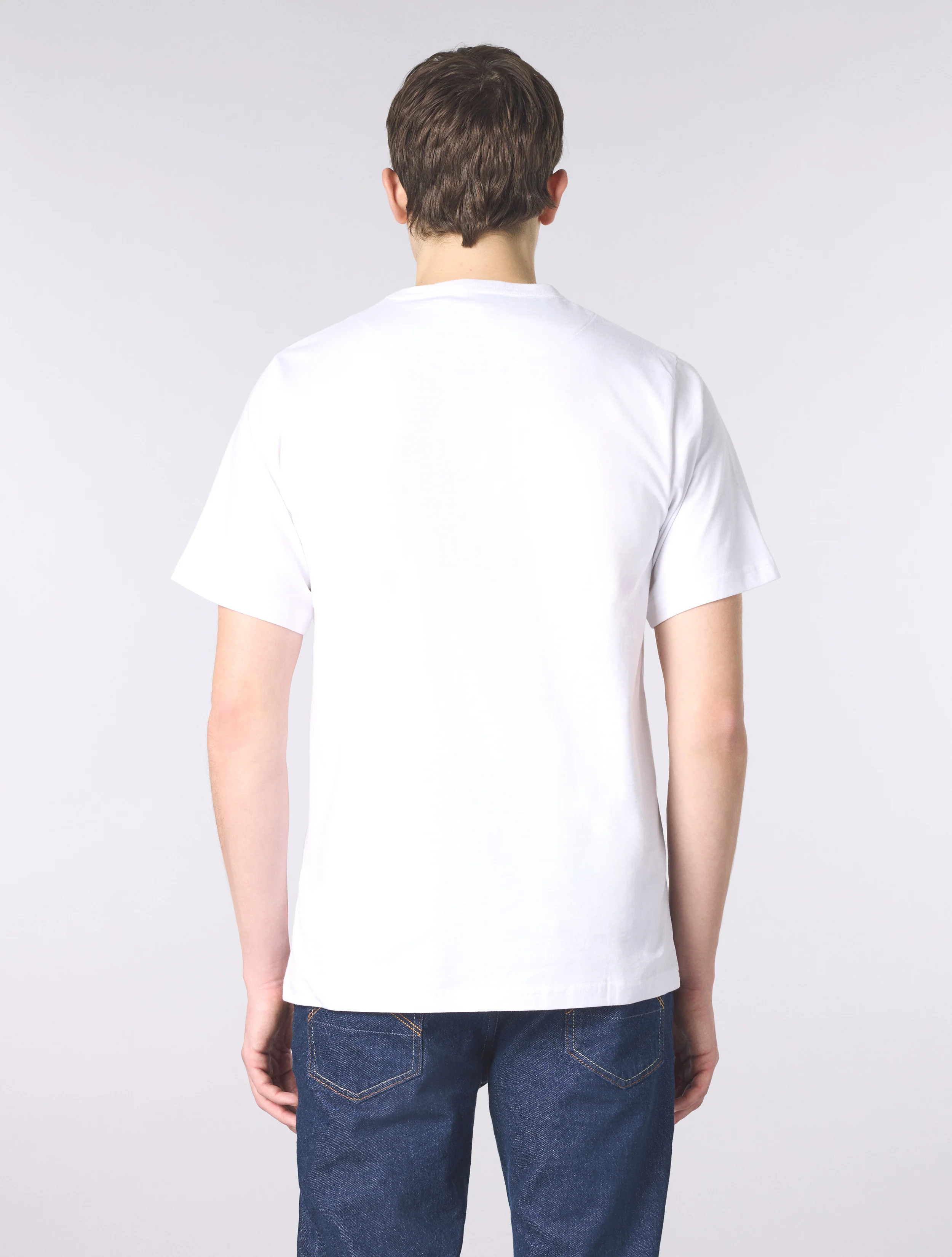 White Bostall Logo T-Shirt - Image 4