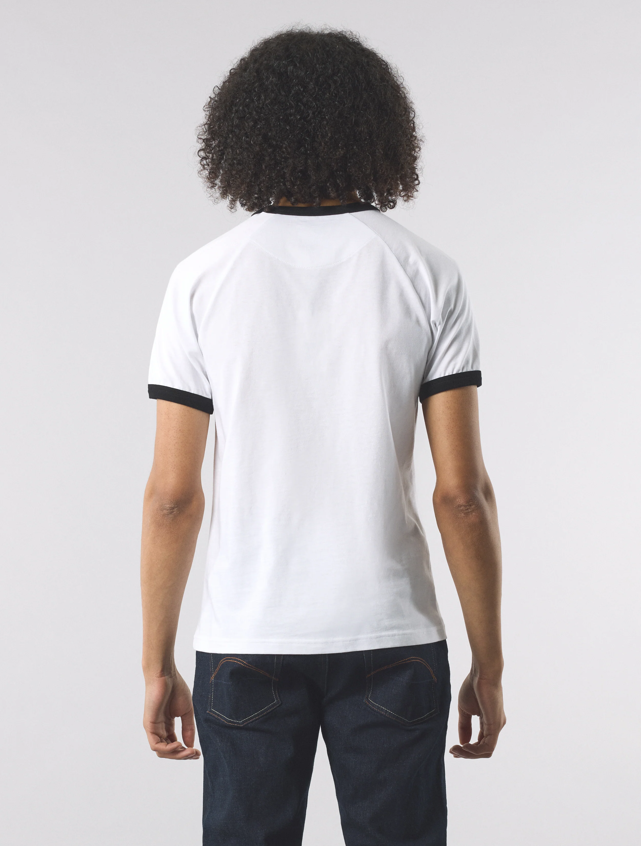 White Boston Ringer T-shirt - Image 4