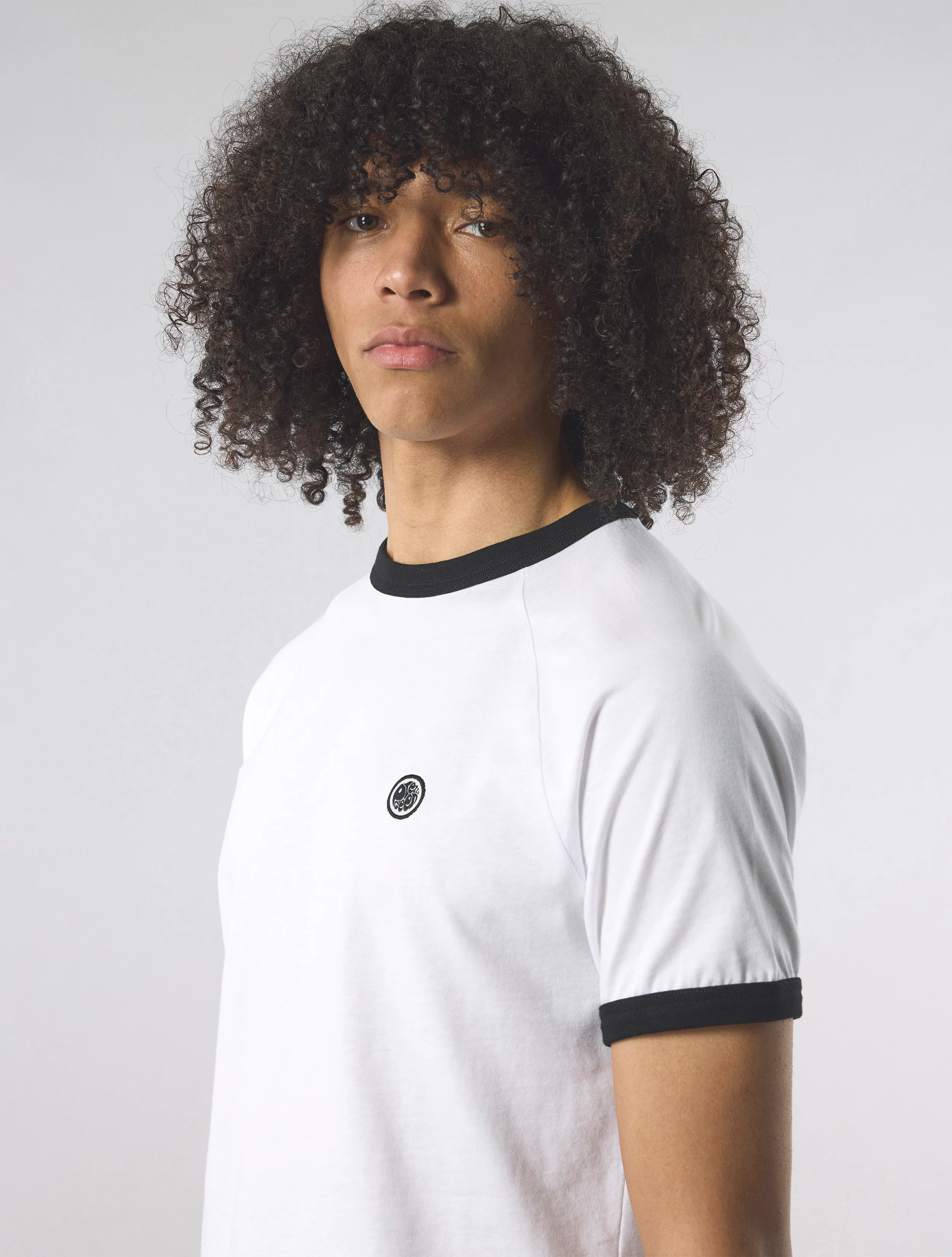 White Boston Ringer T-shirt - Image 5