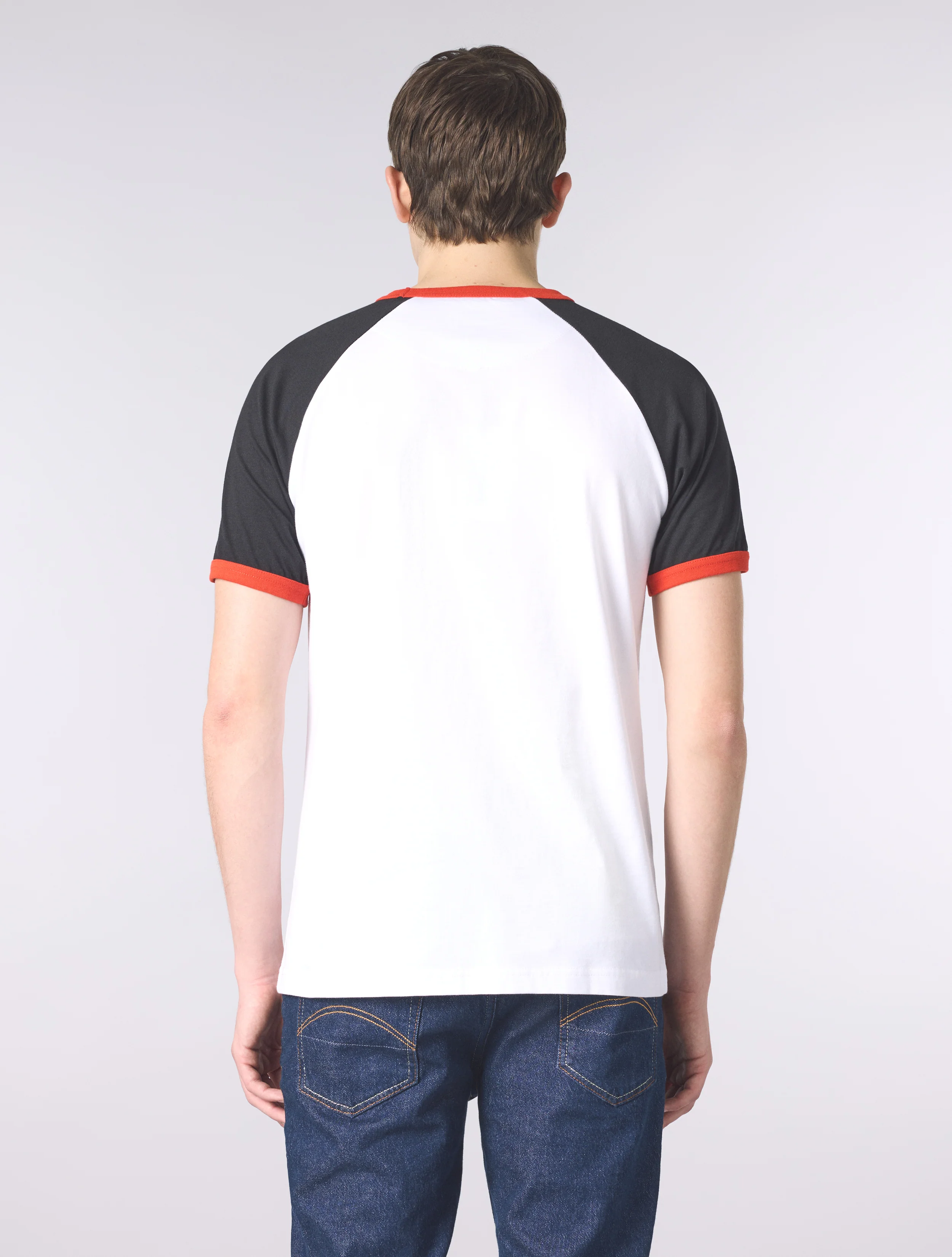 White Cadence Colourblock T-Shirt - Image 5