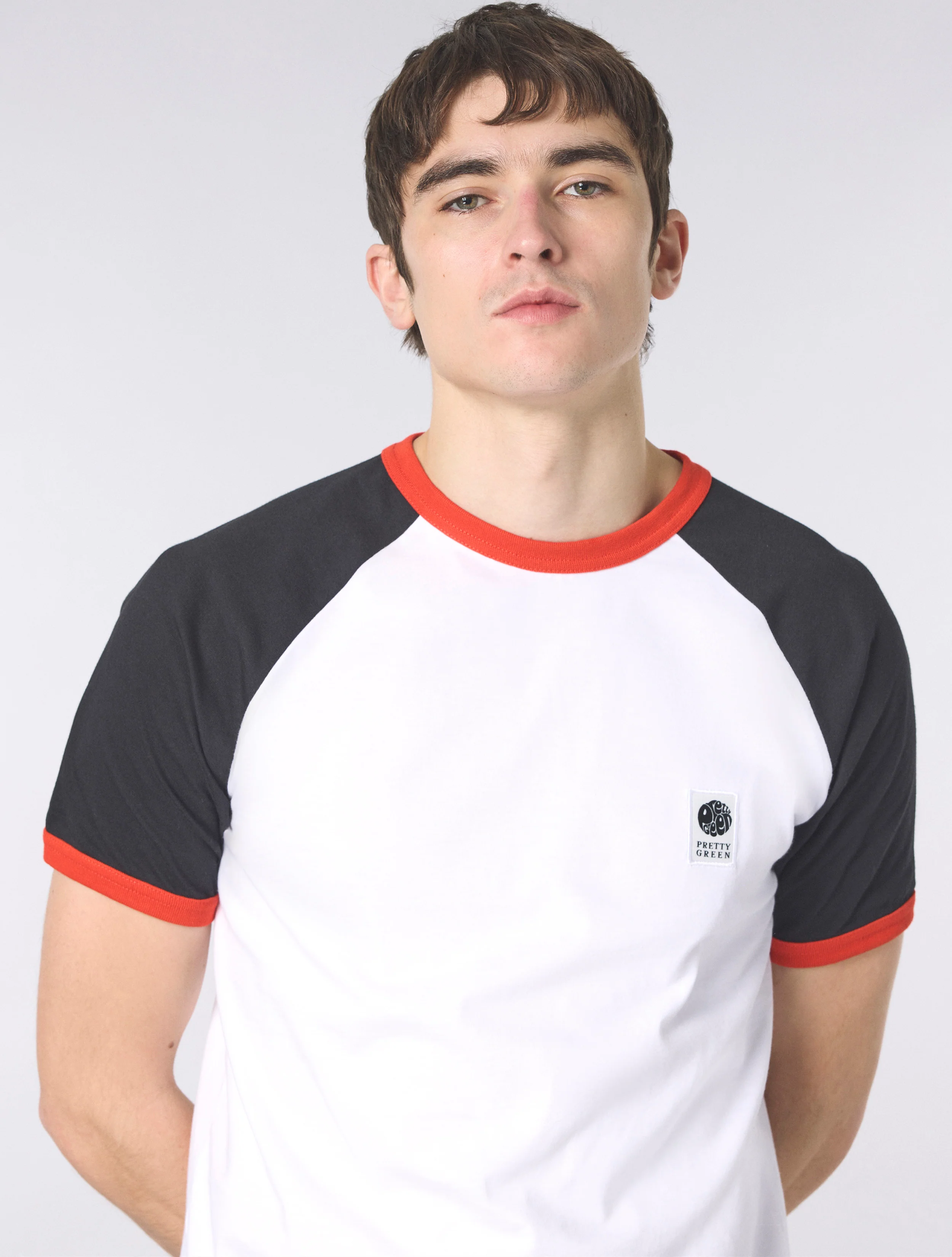 White Cadence Colourblock T-Shirt - Image 6