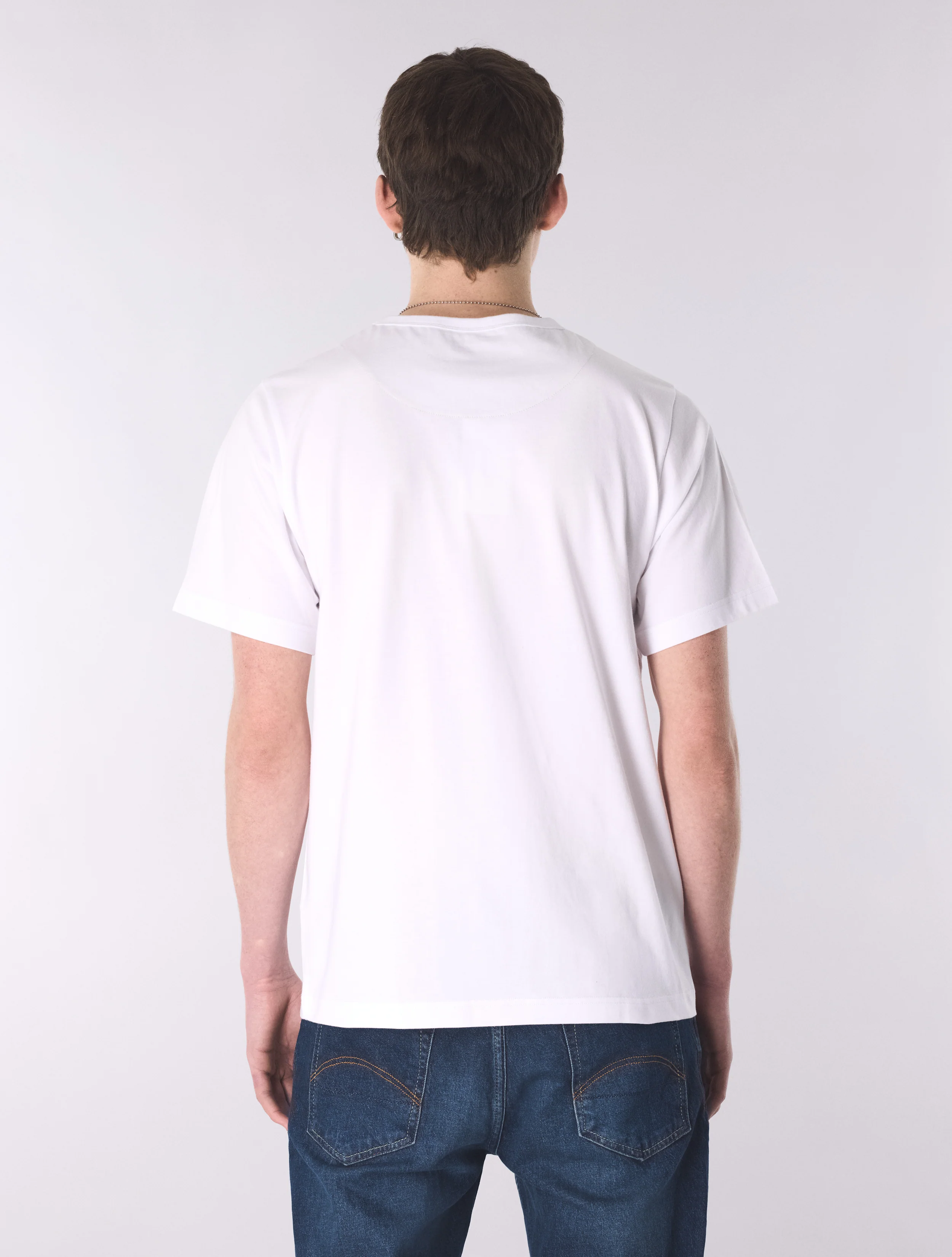 White Hermosa Paisley Logo T-Shirt - Image 4