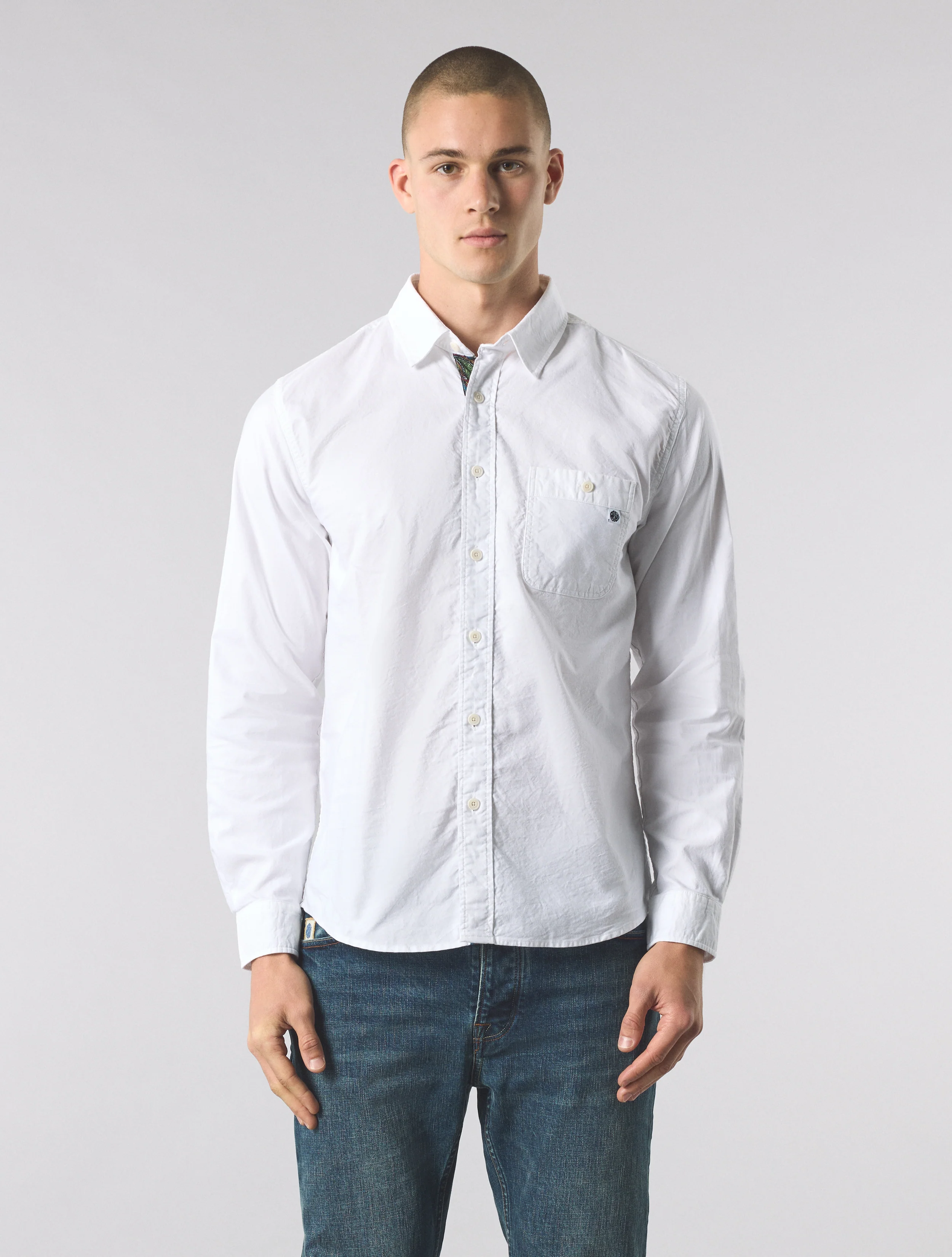 White House Paisley Oxford Shirt - Image 3