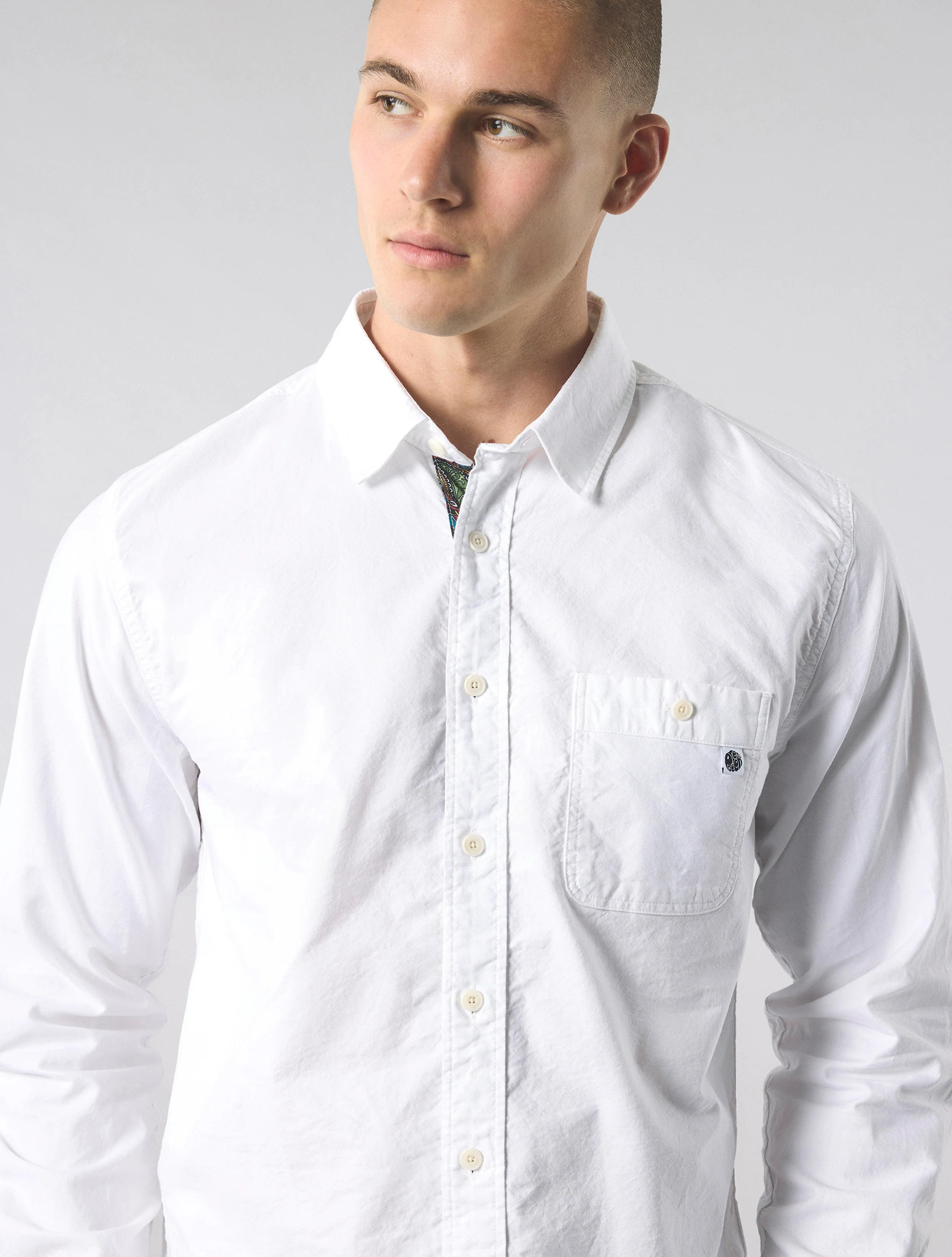 White House Paisley Oxford Shirt - Image 5