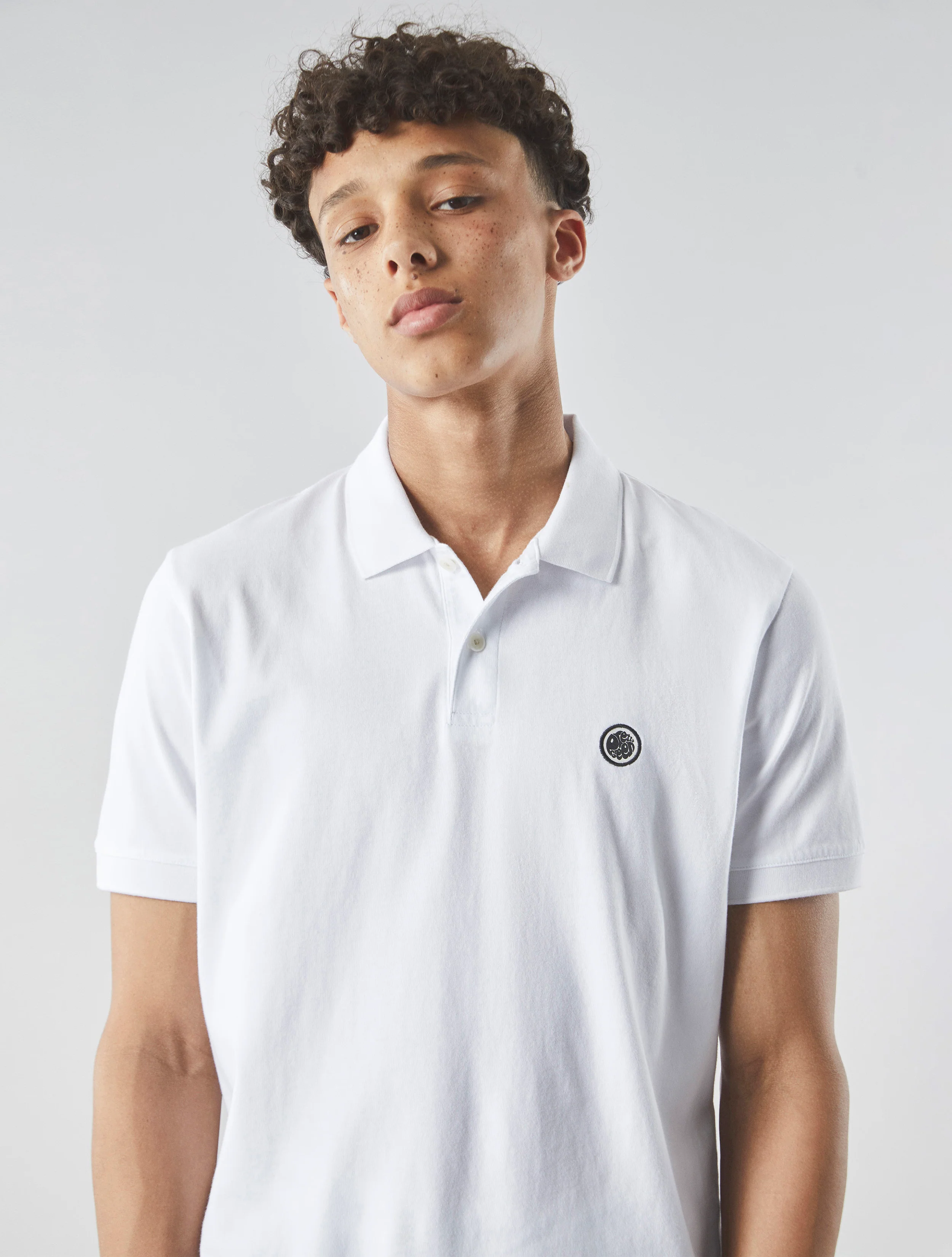 White Jerry Jersey Polo - Image 4
