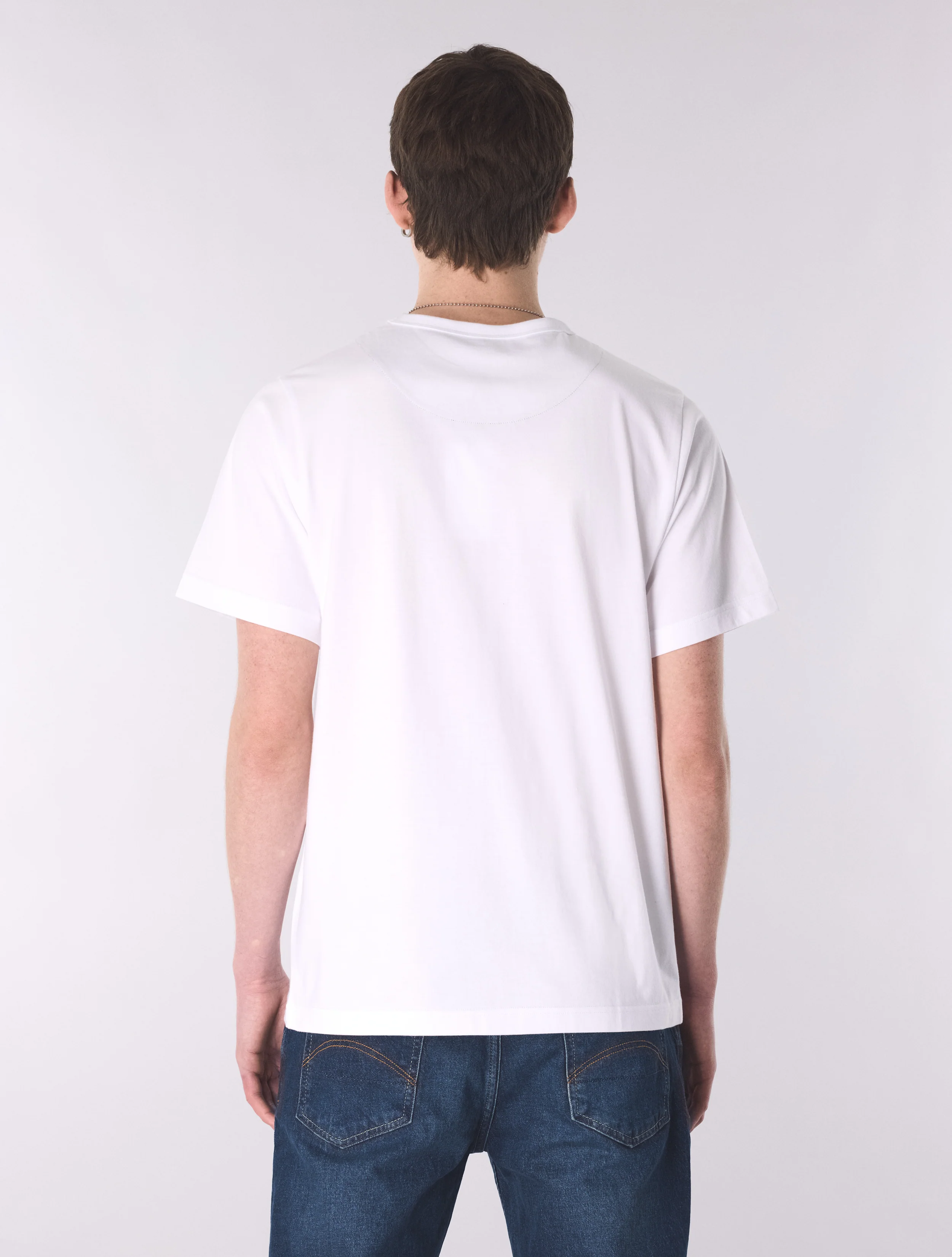 White Laurel Logo T-Shirt - Image 4