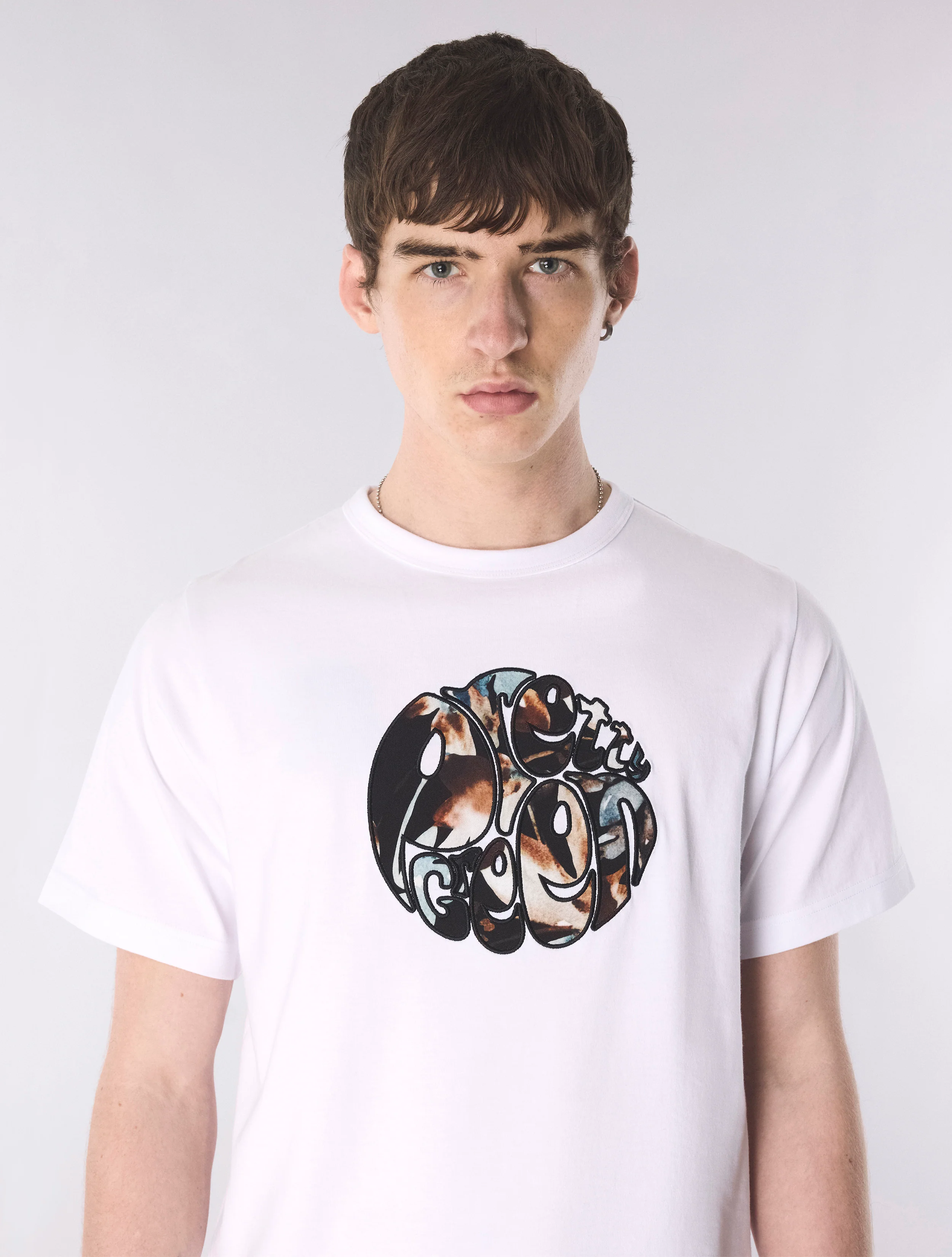 White Laurel Logo T-Shirt - Image 5