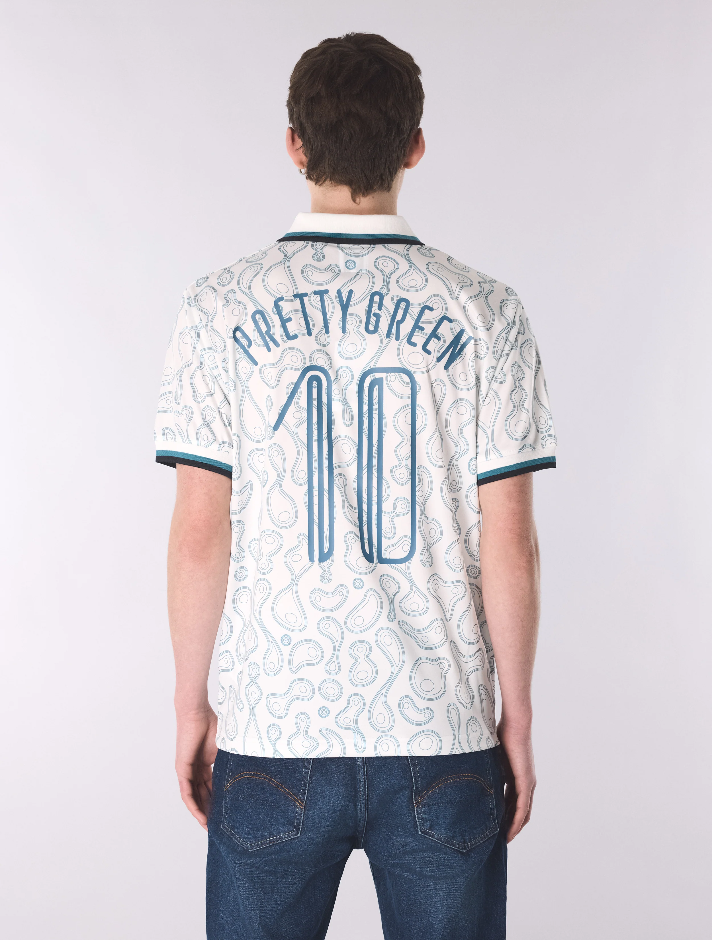 White Outro Football Top - Image 5