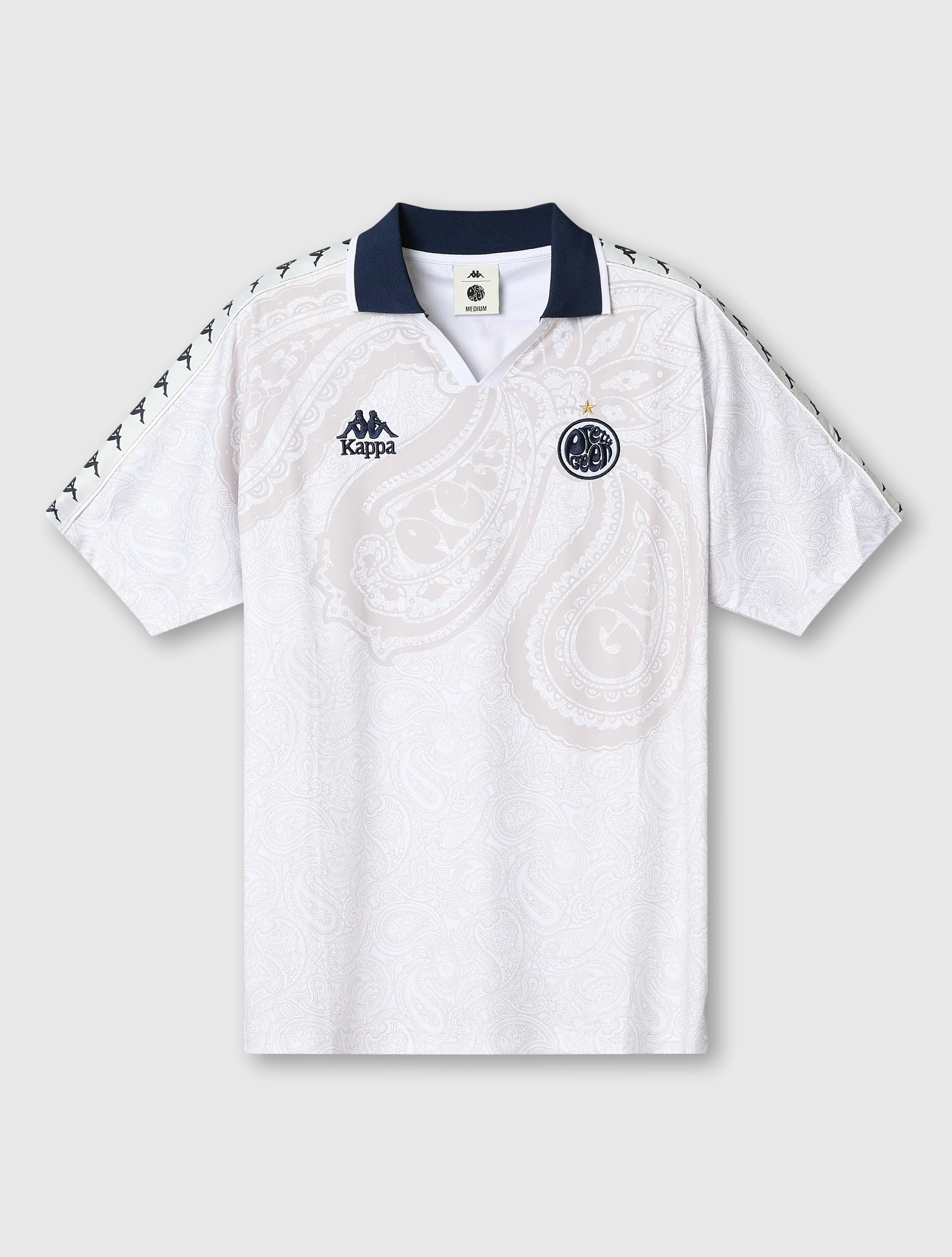 White Pretty Green x Kappa Home World Cup Football Top