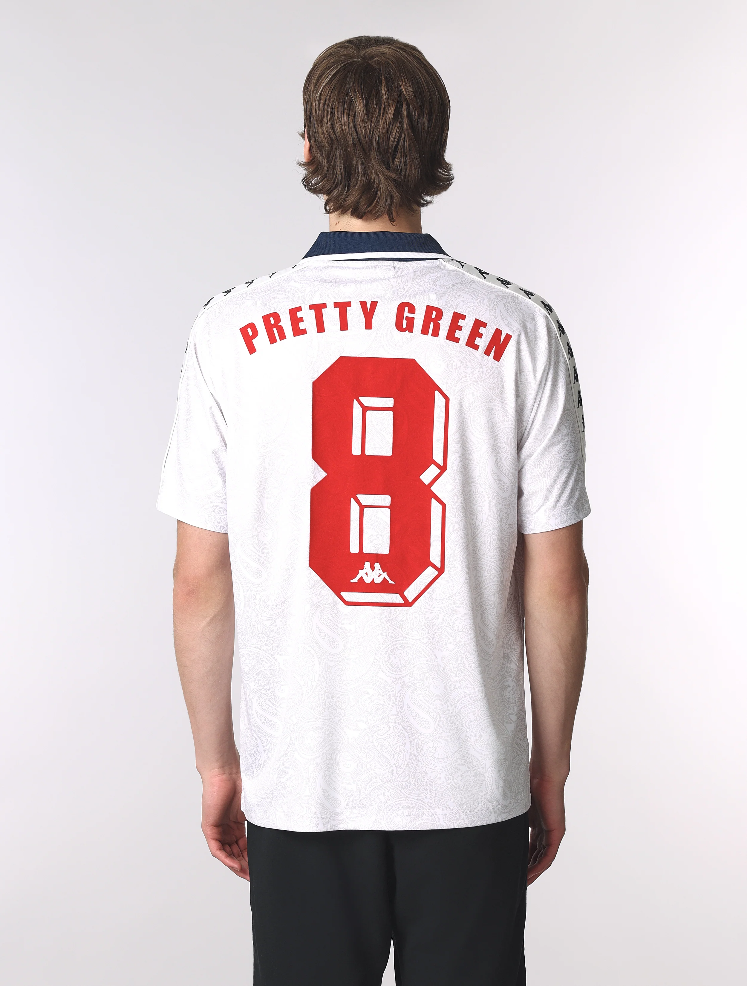 White Pretty Green x Kappa Home World Cup Football Top - Image 5