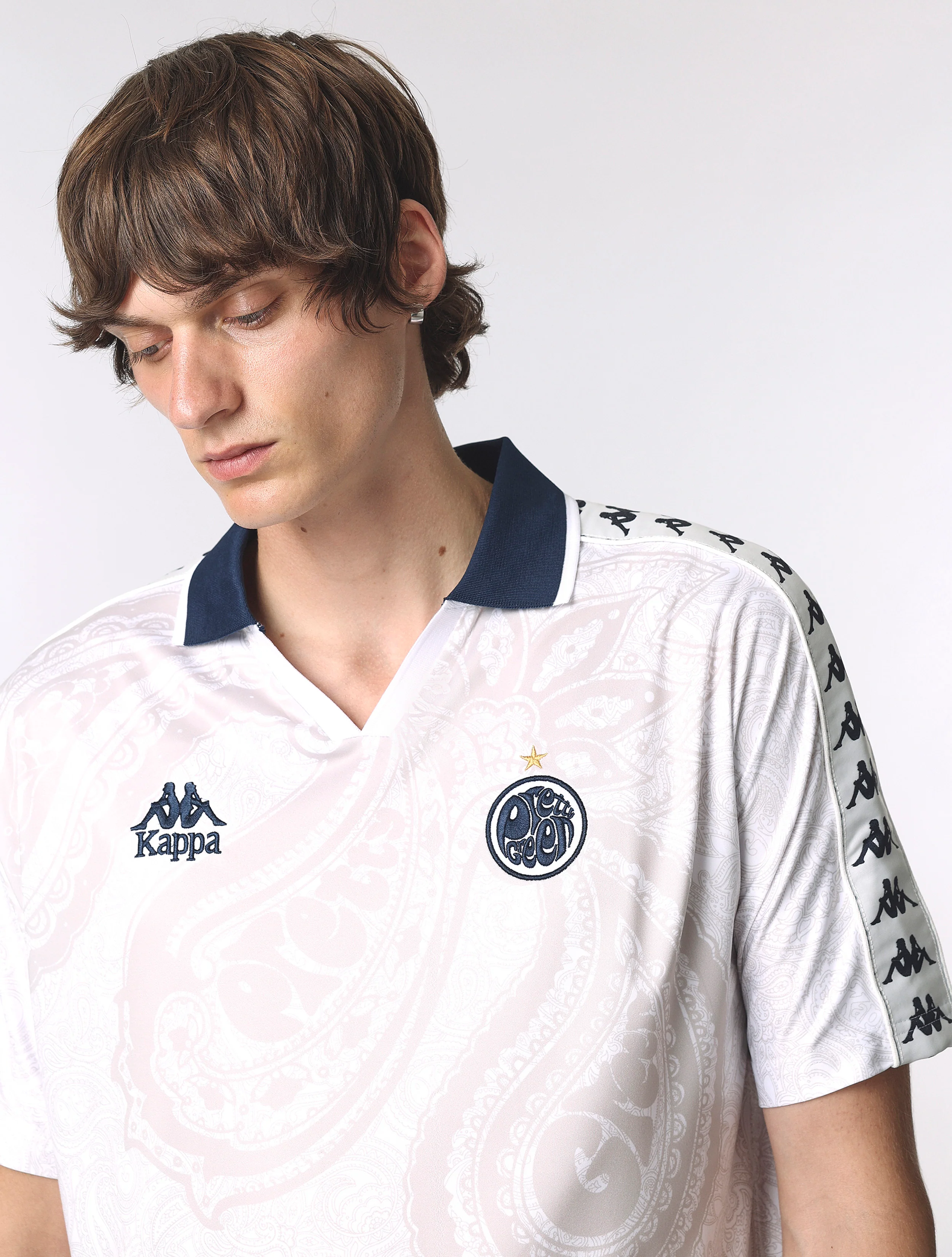 White Pretty Green x Kappa Home World Cup Football Top - Image 6