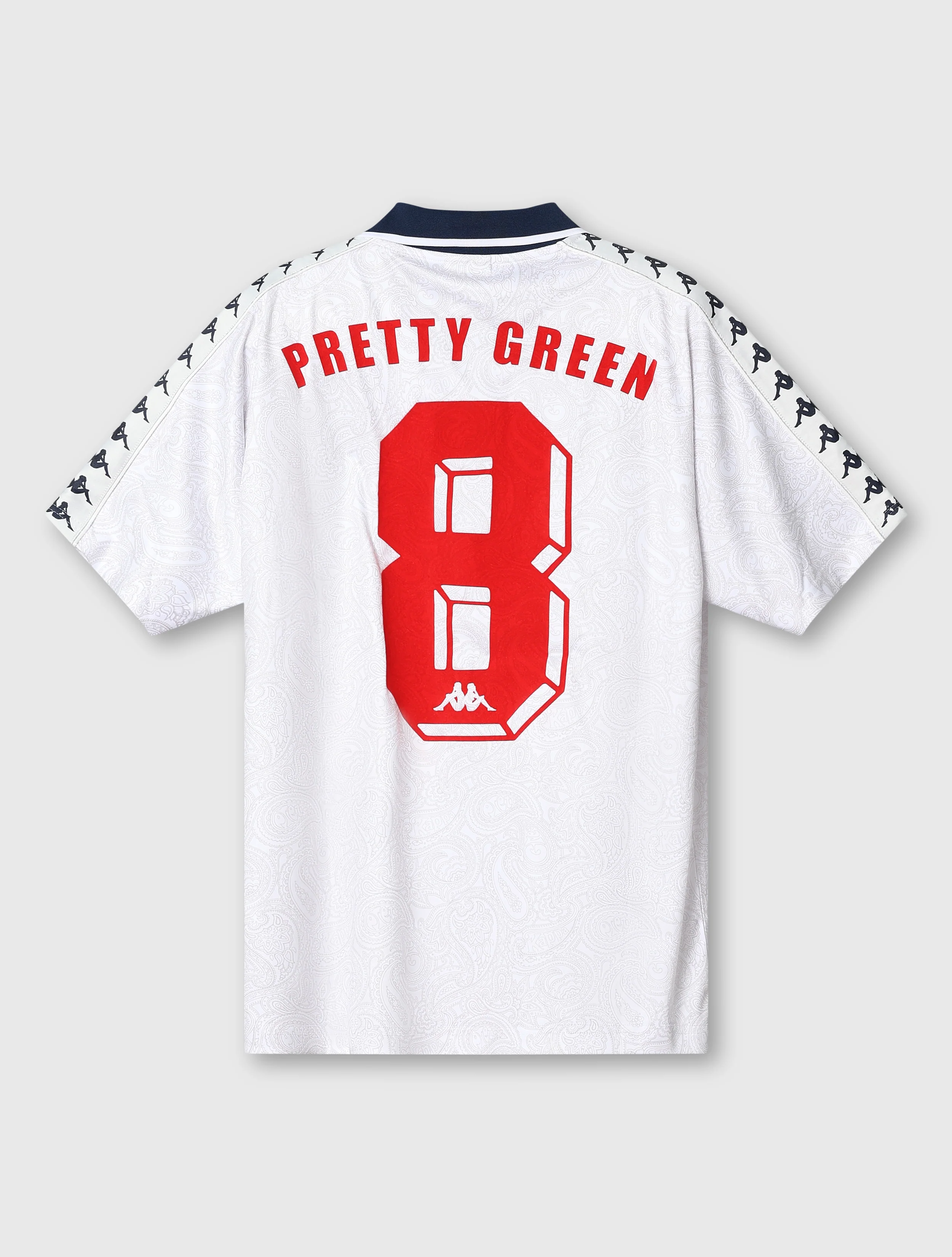 White Pretty Green x Kappa Home World Cup Football Top - Image 8