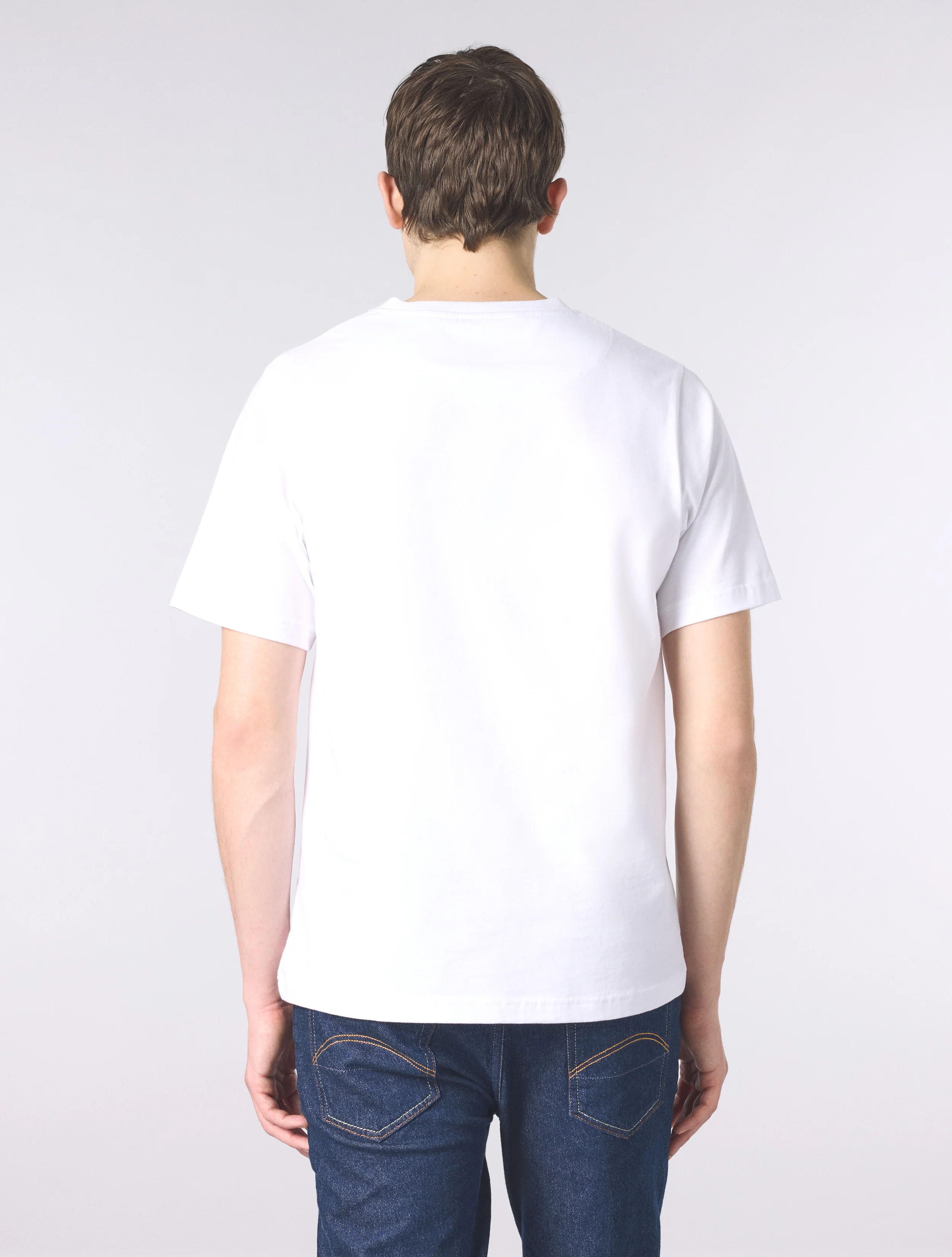 White Resonance Box Logo T-Shirt - Image 4