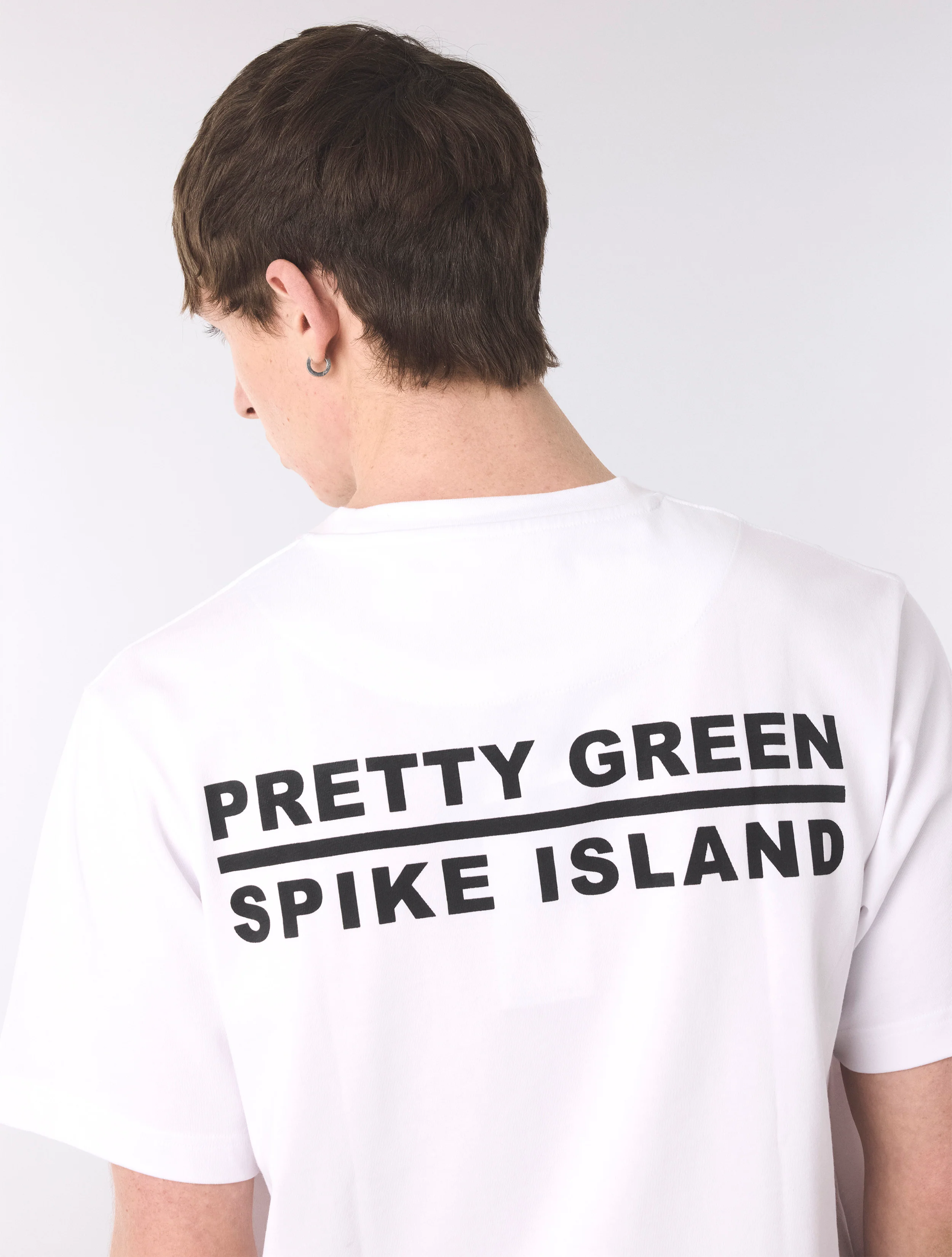 White Smithfield Box Logo T-Shirt - Image 7